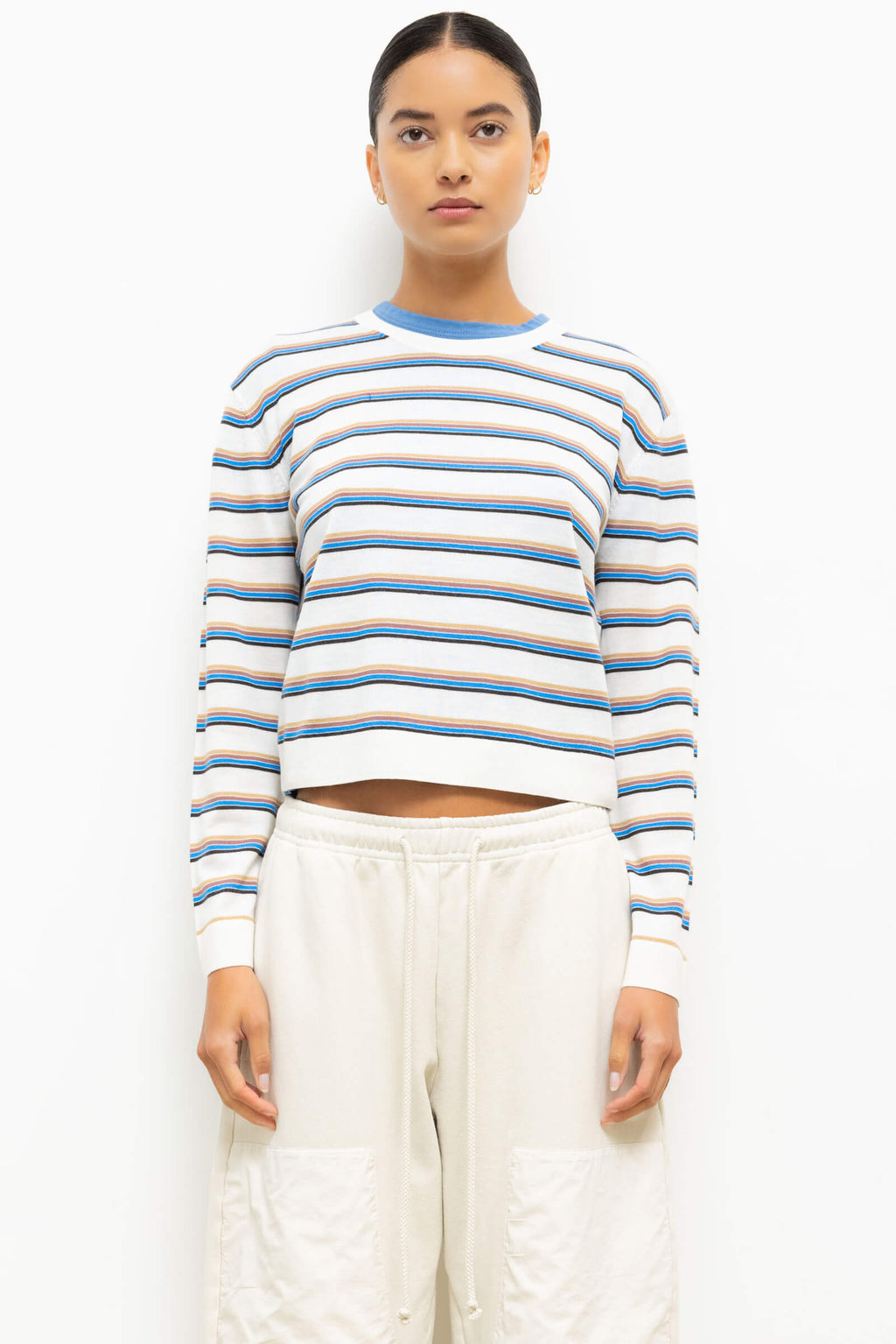 James Stripe Classic Crew