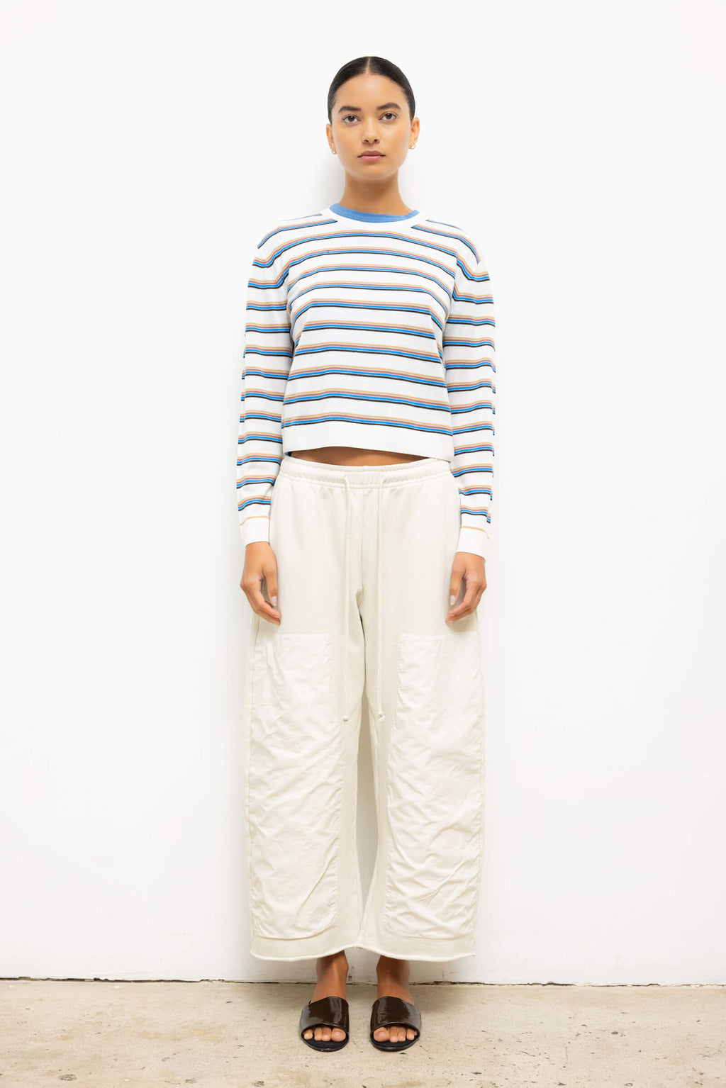 James Stripe Classic Crew