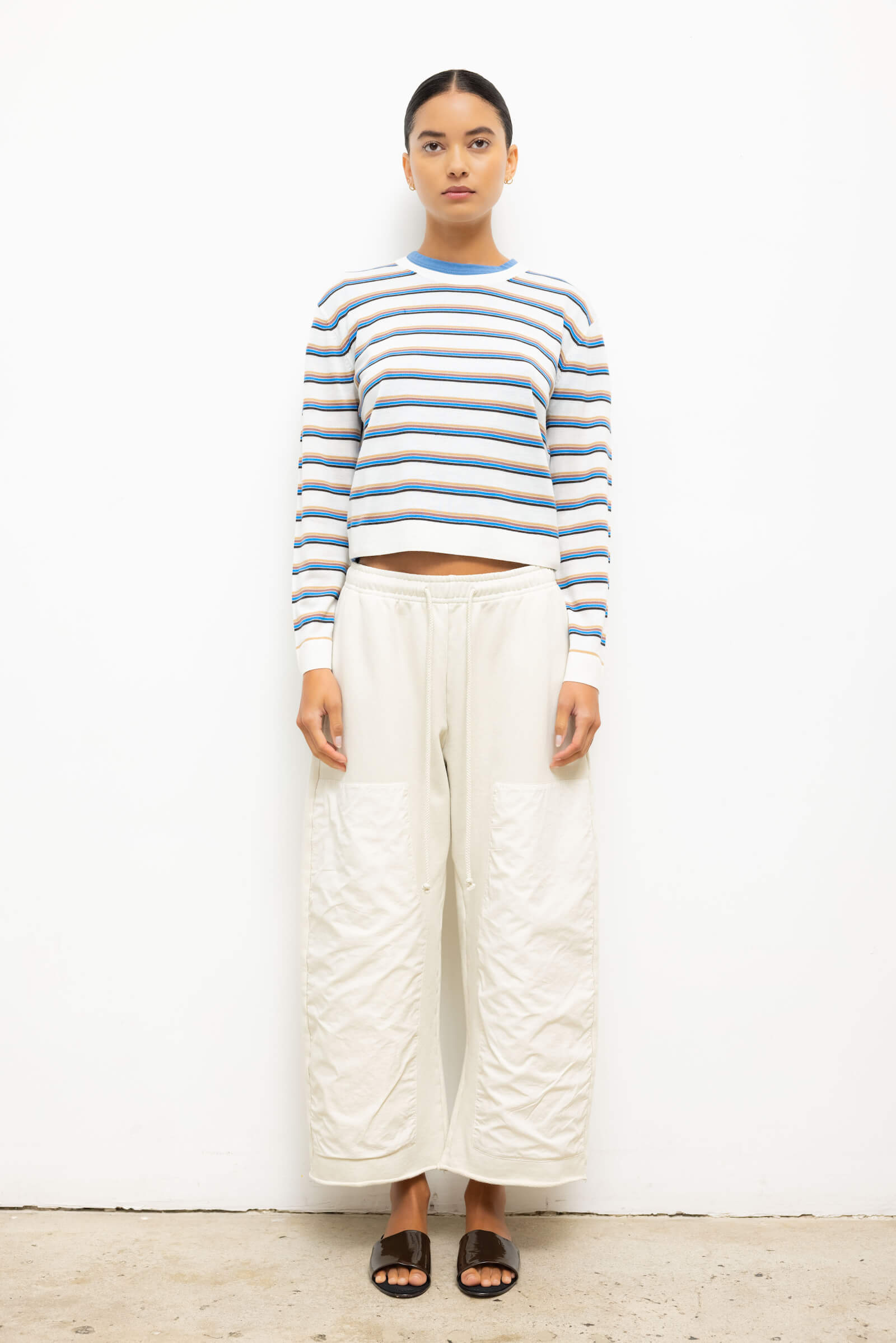 James Stripe Classic Crew