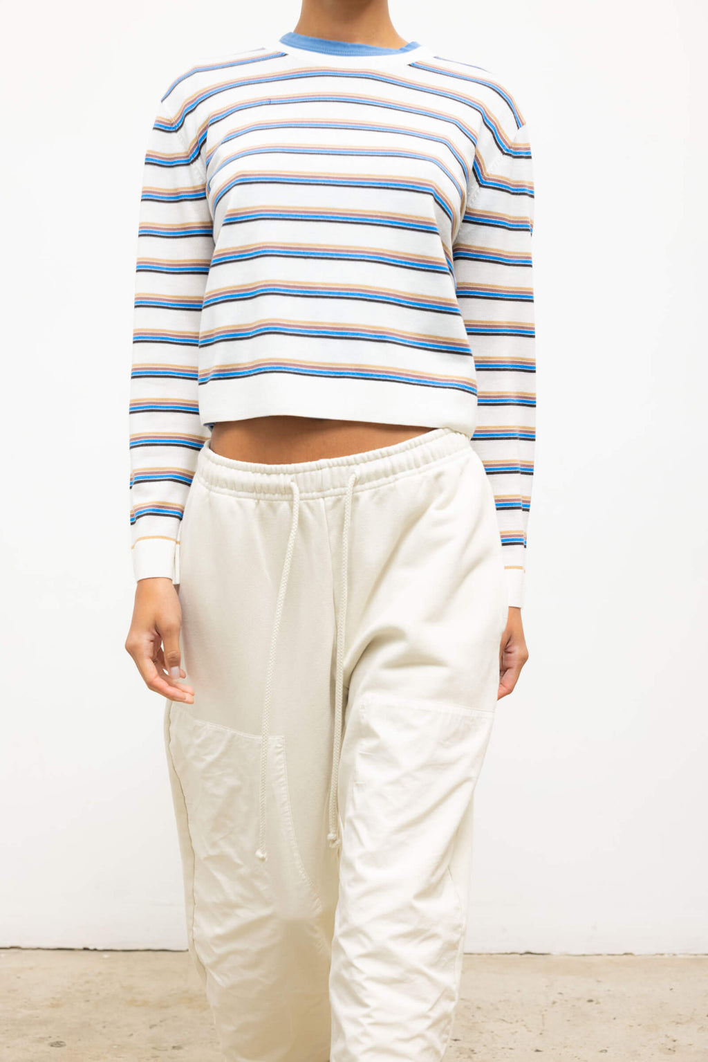 James Stripe Classic Crew