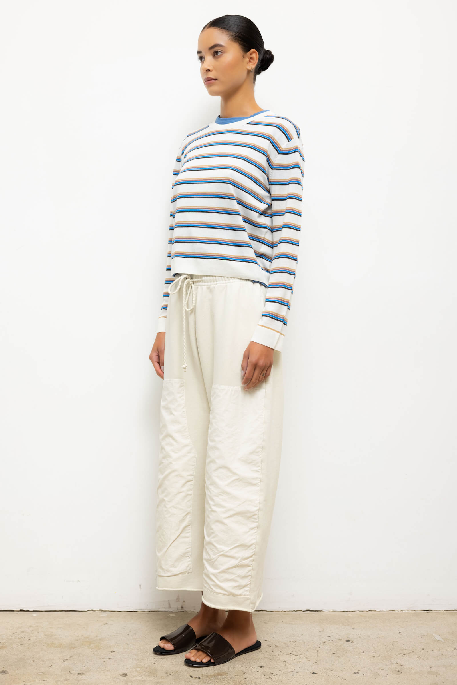 James Stripe Classic Crew