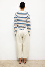 James Stripe Classic Crew