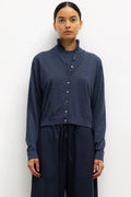 James Mock Neck Cardigan