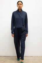 James Mock Neck Cardigan