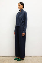 James Mock Neck Cardigan