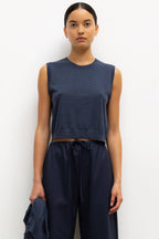 James Sleeveless Crew