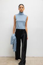 James Sleeveless Turtleneck