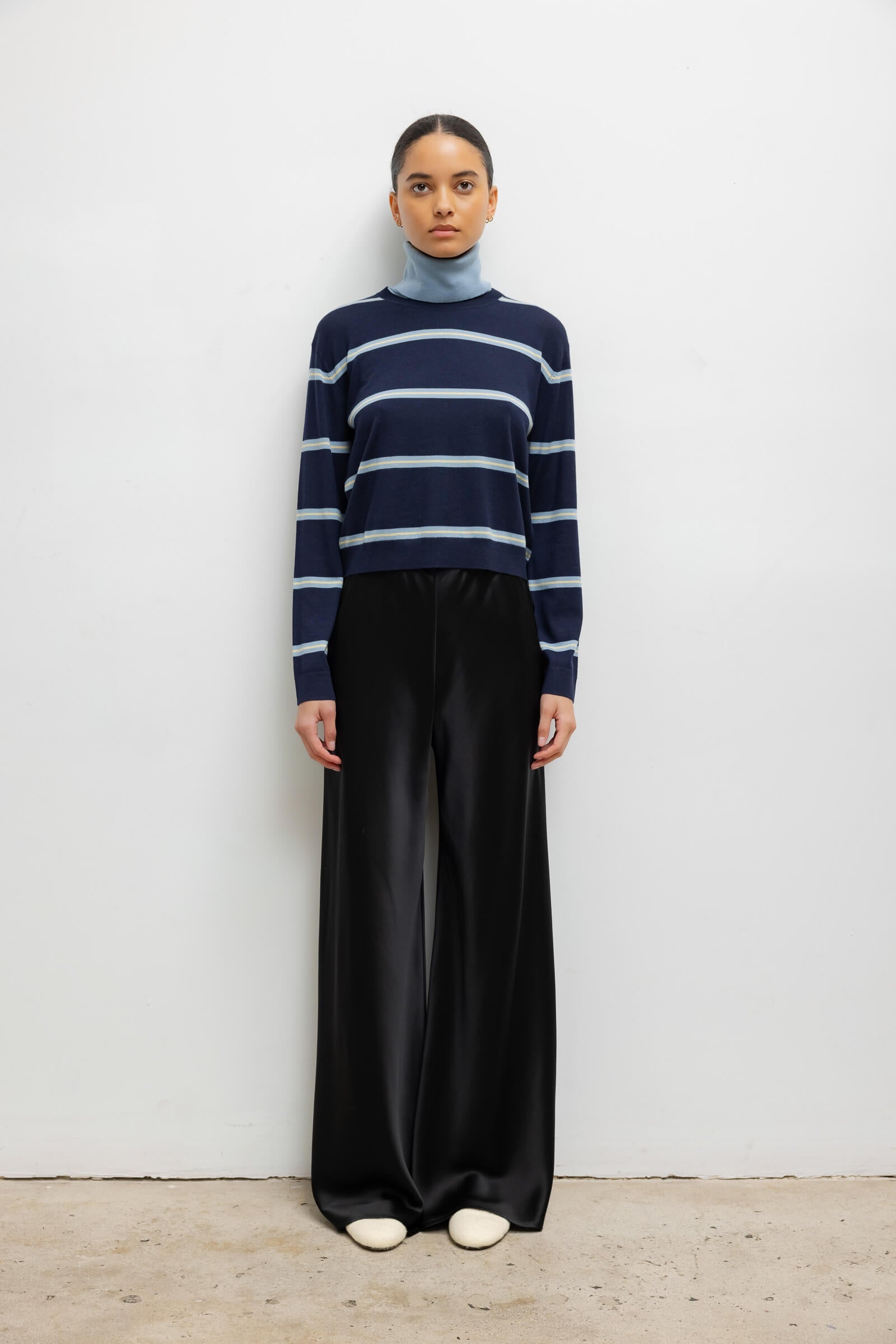 James Stripe Classic Crew