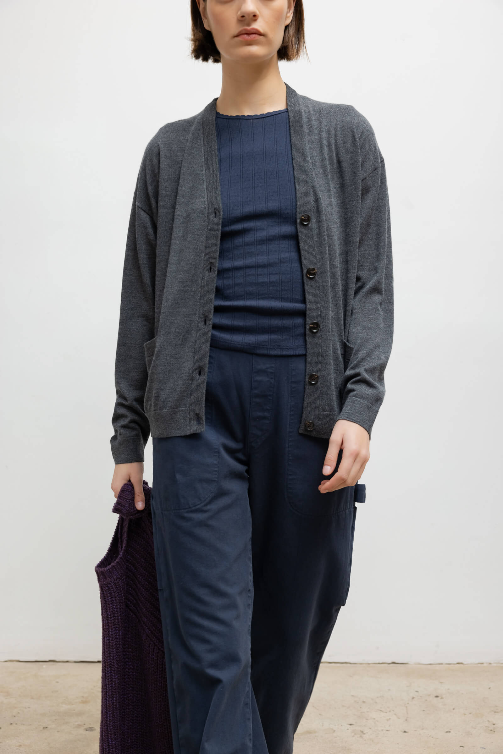 James V Neck Cardigan