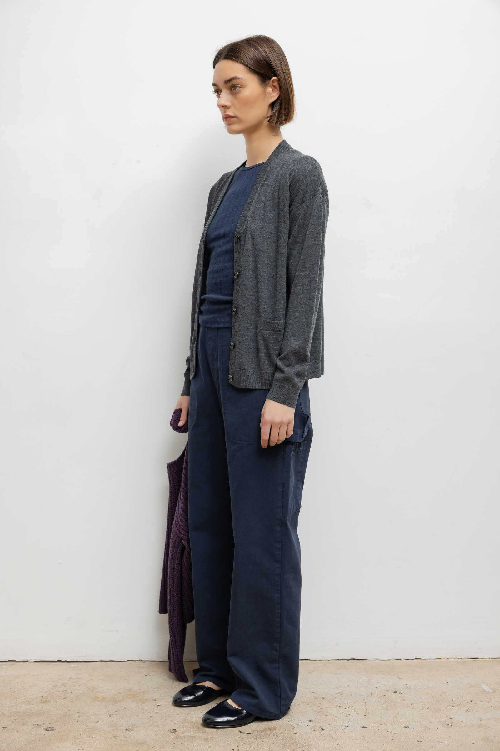 James V Neck Cardigan