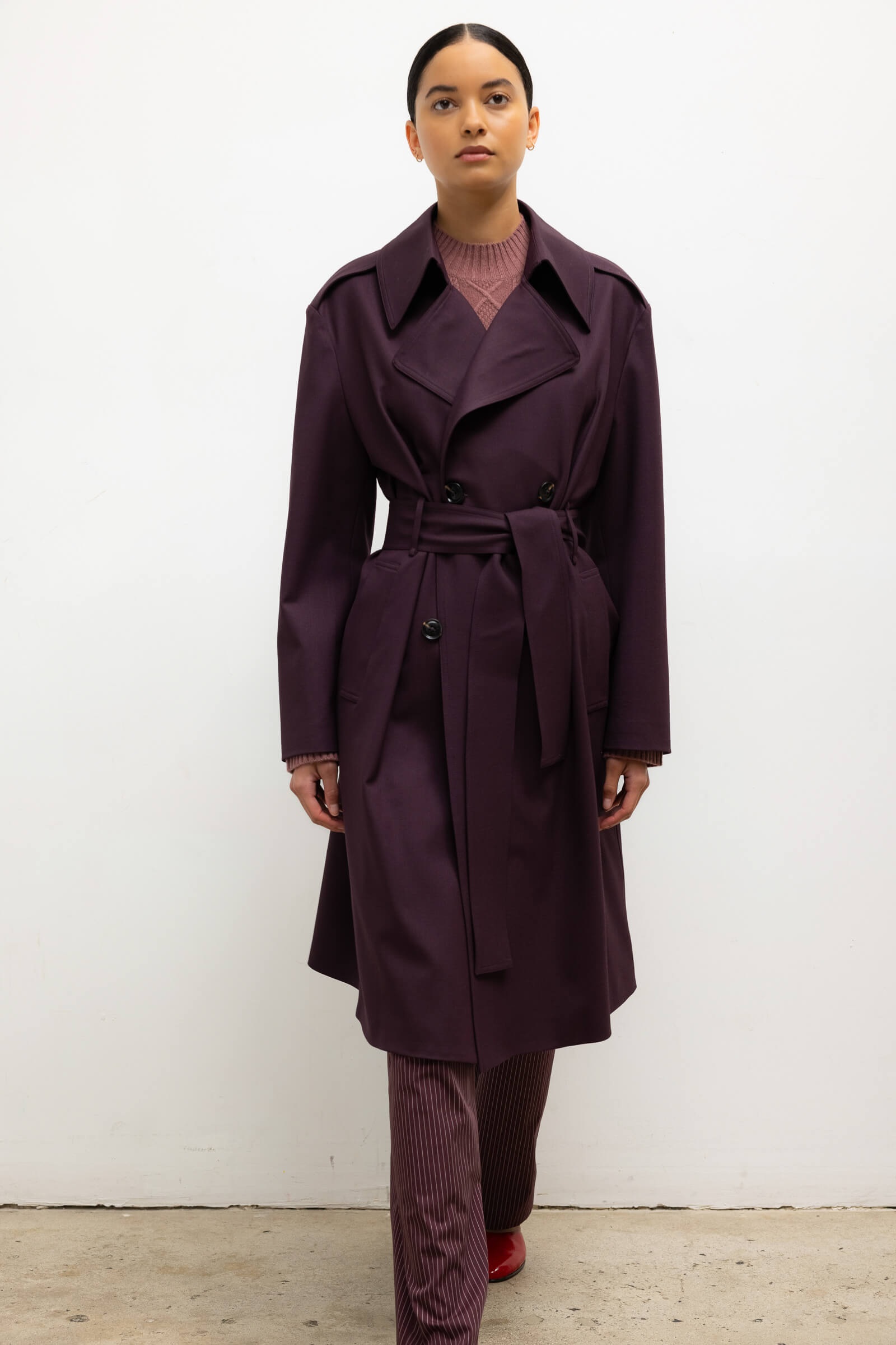 Jane Double Breasted Trench