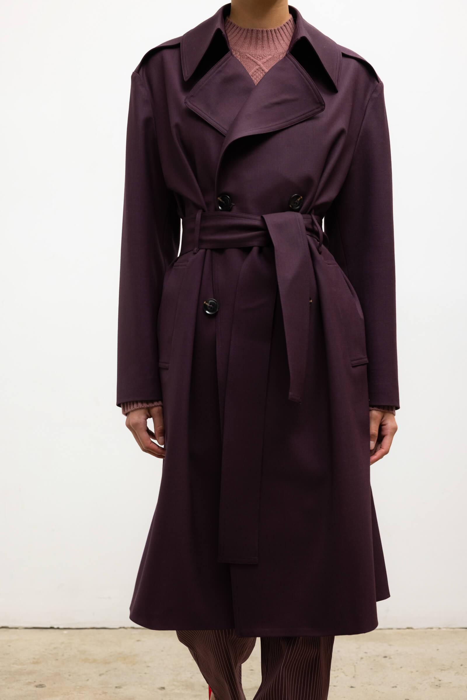 Jane Double Breasted Trench