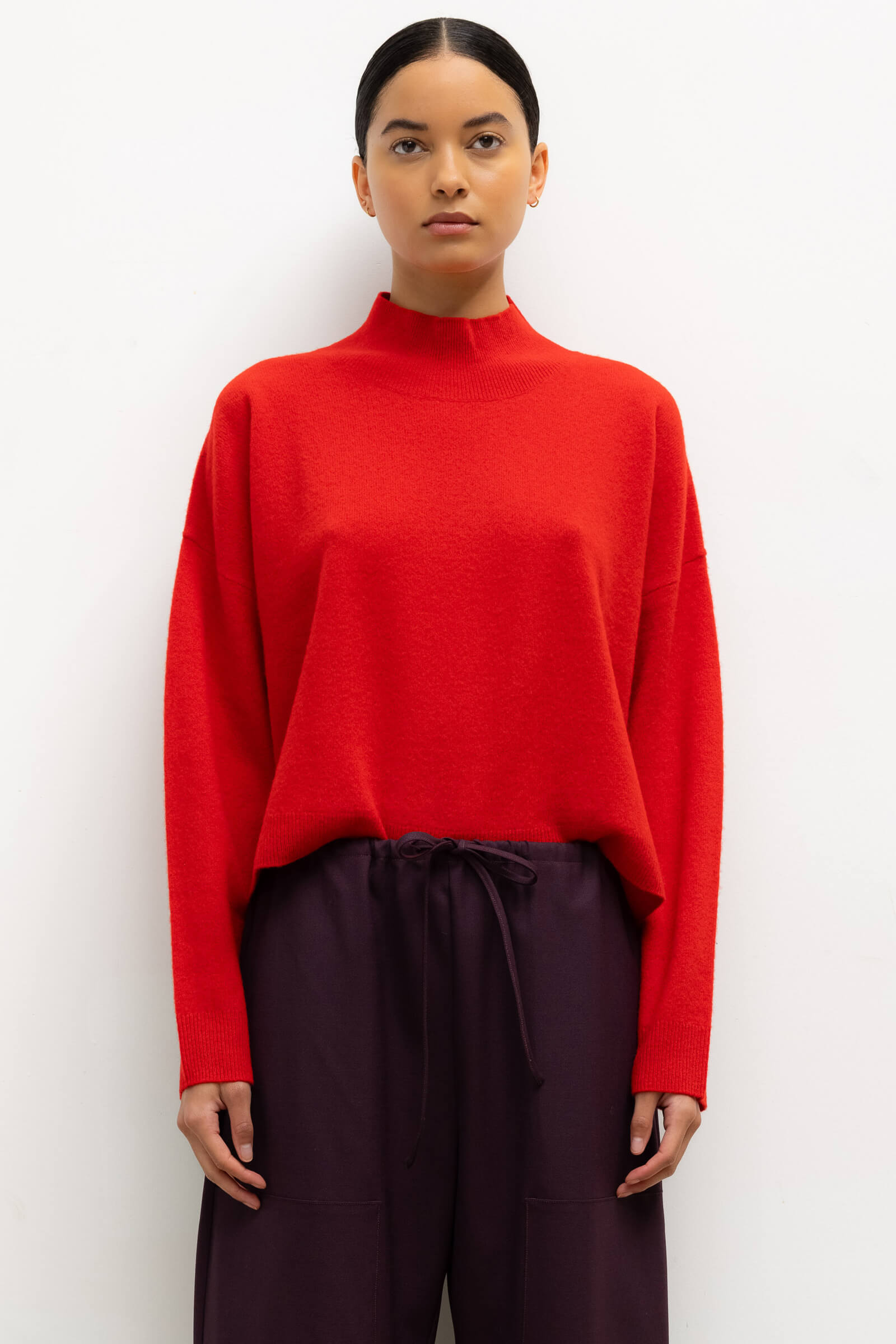 Jesse Boxy Mock Neck
