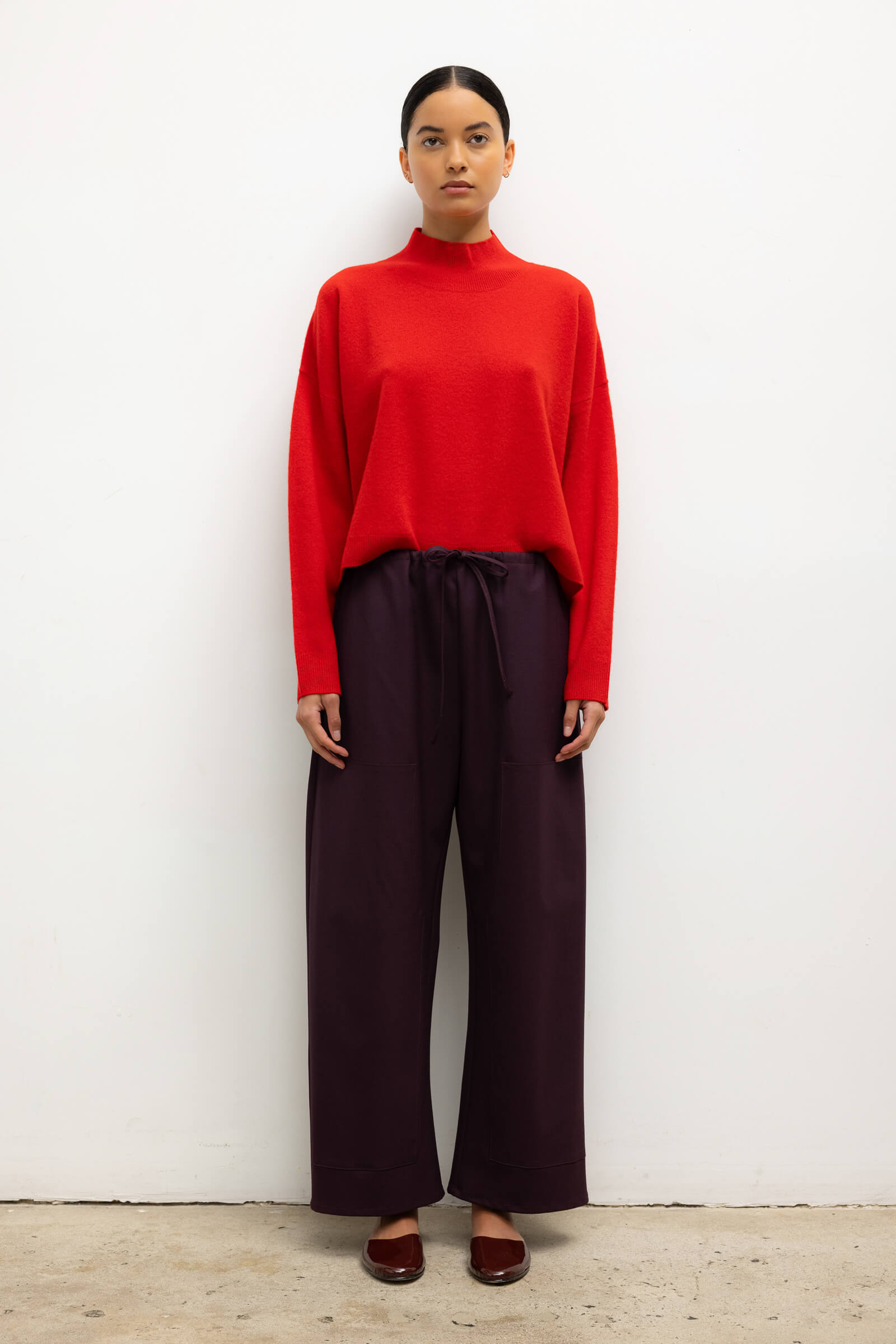 Jesse Boxy Mock Neck
