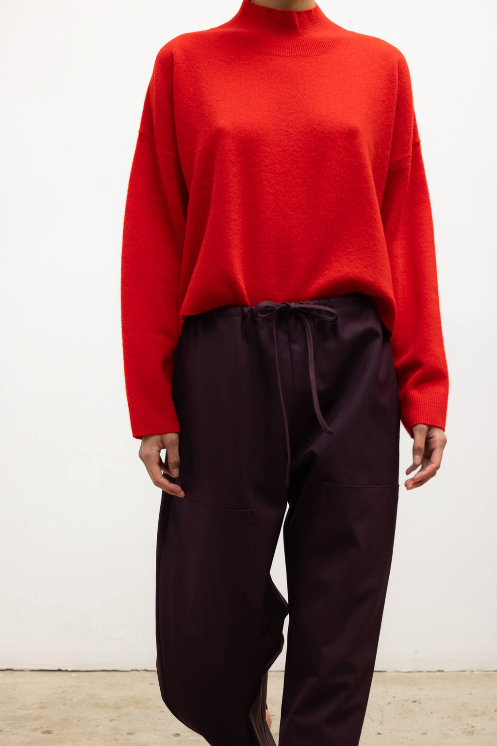 Jesse Boxy Mock Neck