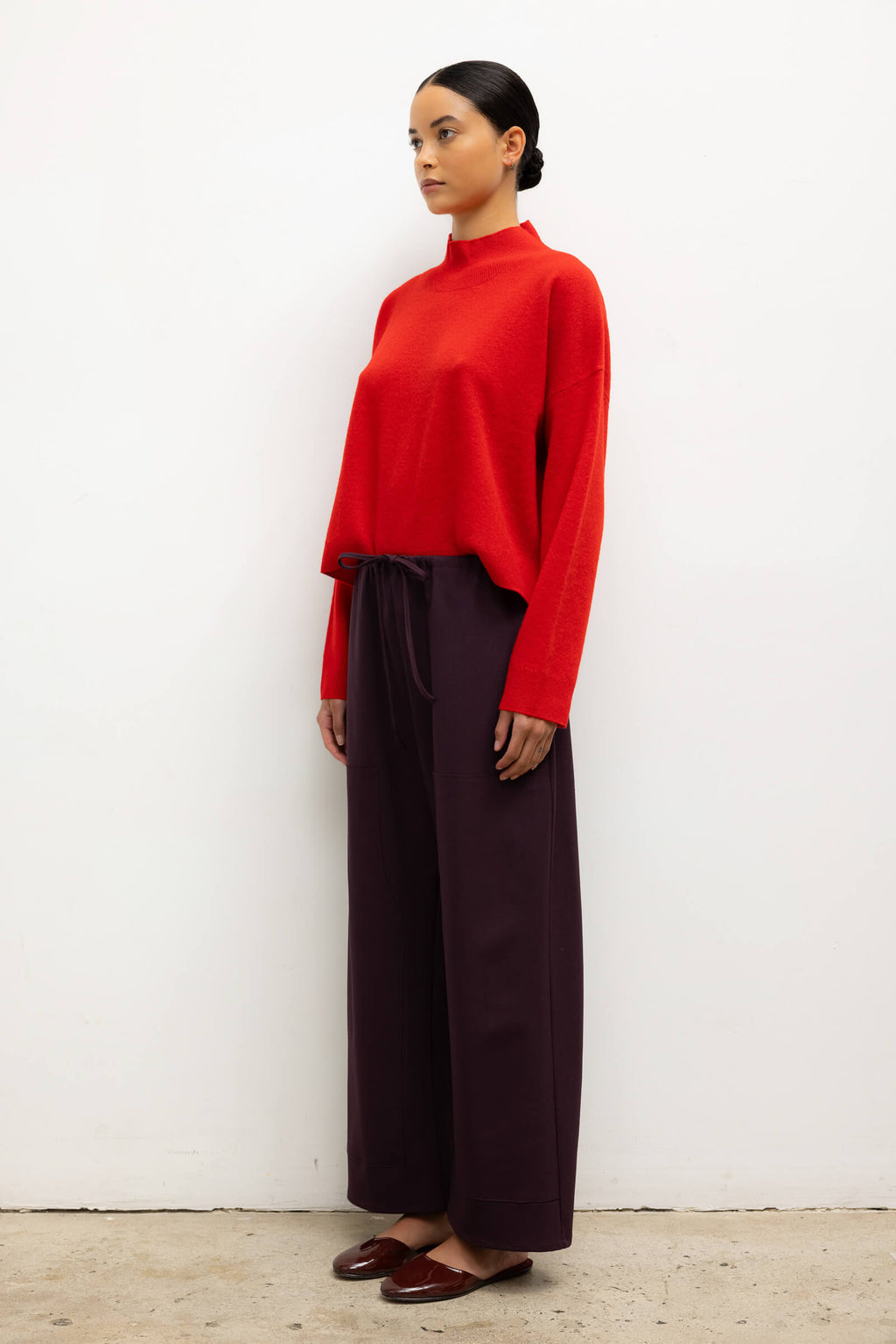 Jesse Boxy Mock Neck