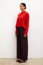 Jesse Boxy Mock Neck