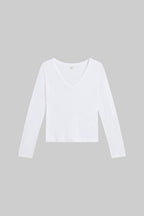 Laura V Neck Long Sleeve