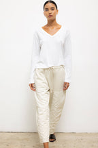 Laura V Neck Long Sleeve