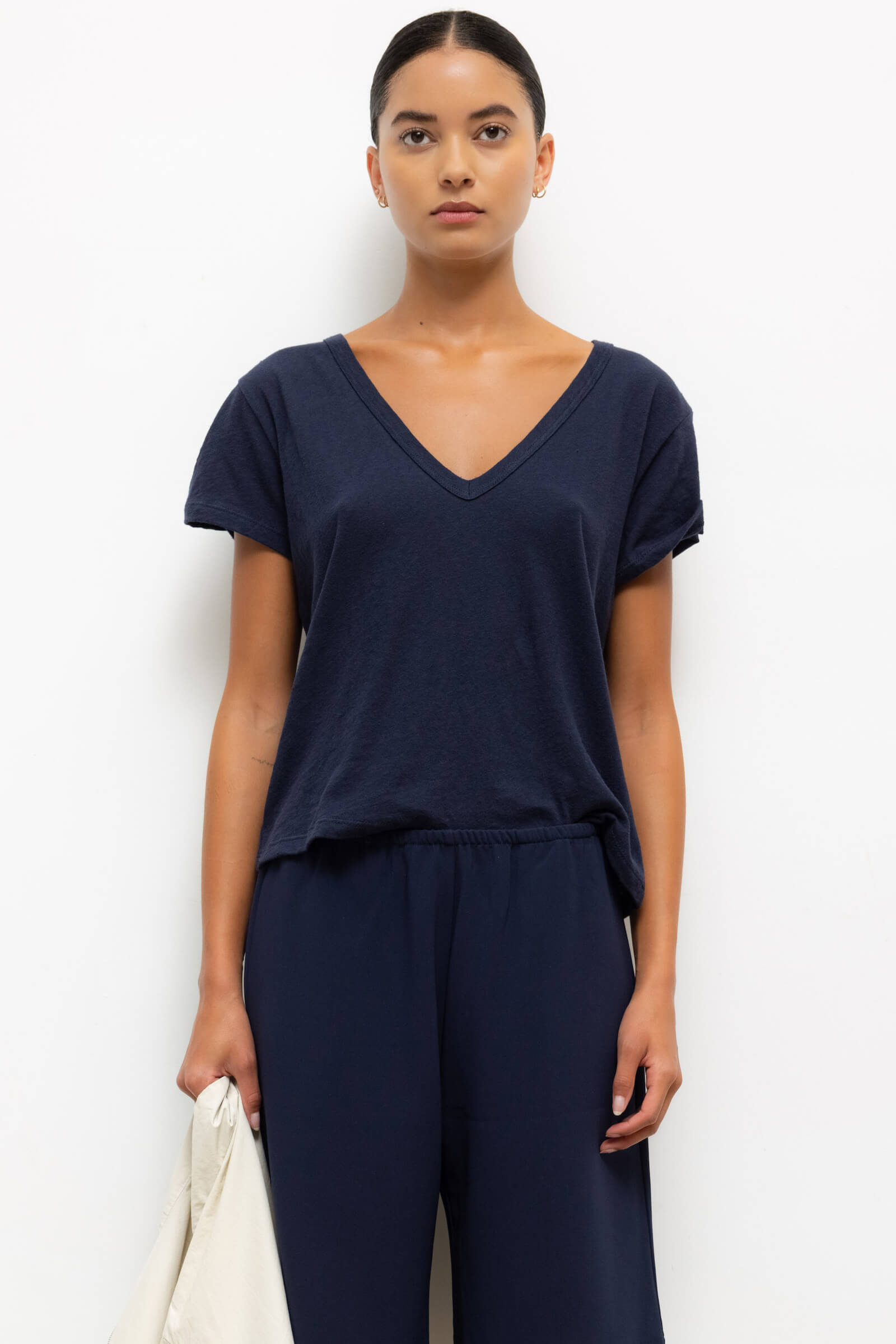 Laura V Neck Tee
