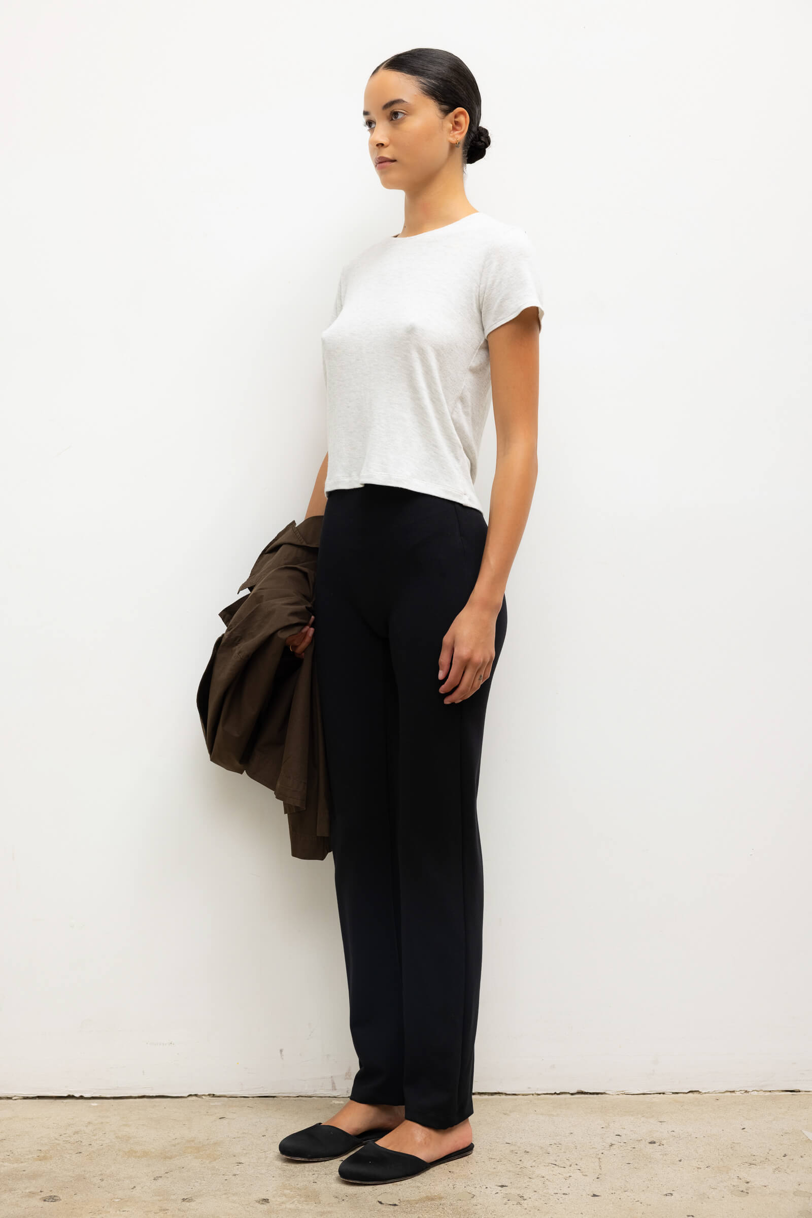 Rio High Waist Straight Pant