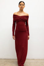 Lauren High Waist Maxi Skirt