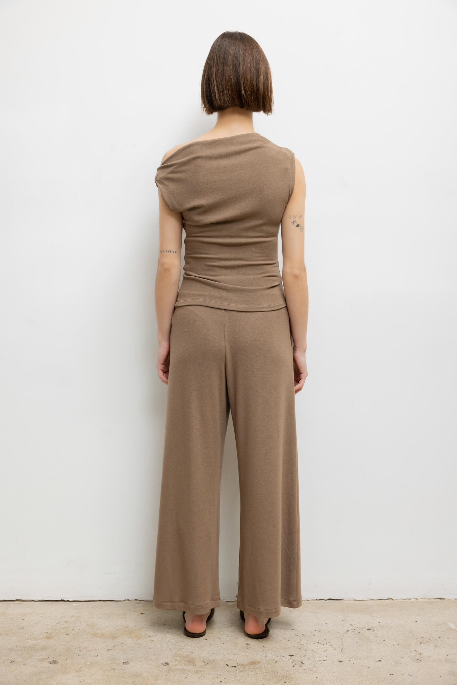 Lauren Crop Pleated Pocket Pant