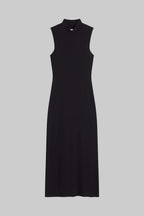 Lauren Sleeveless Turtleneck Maxi Dress