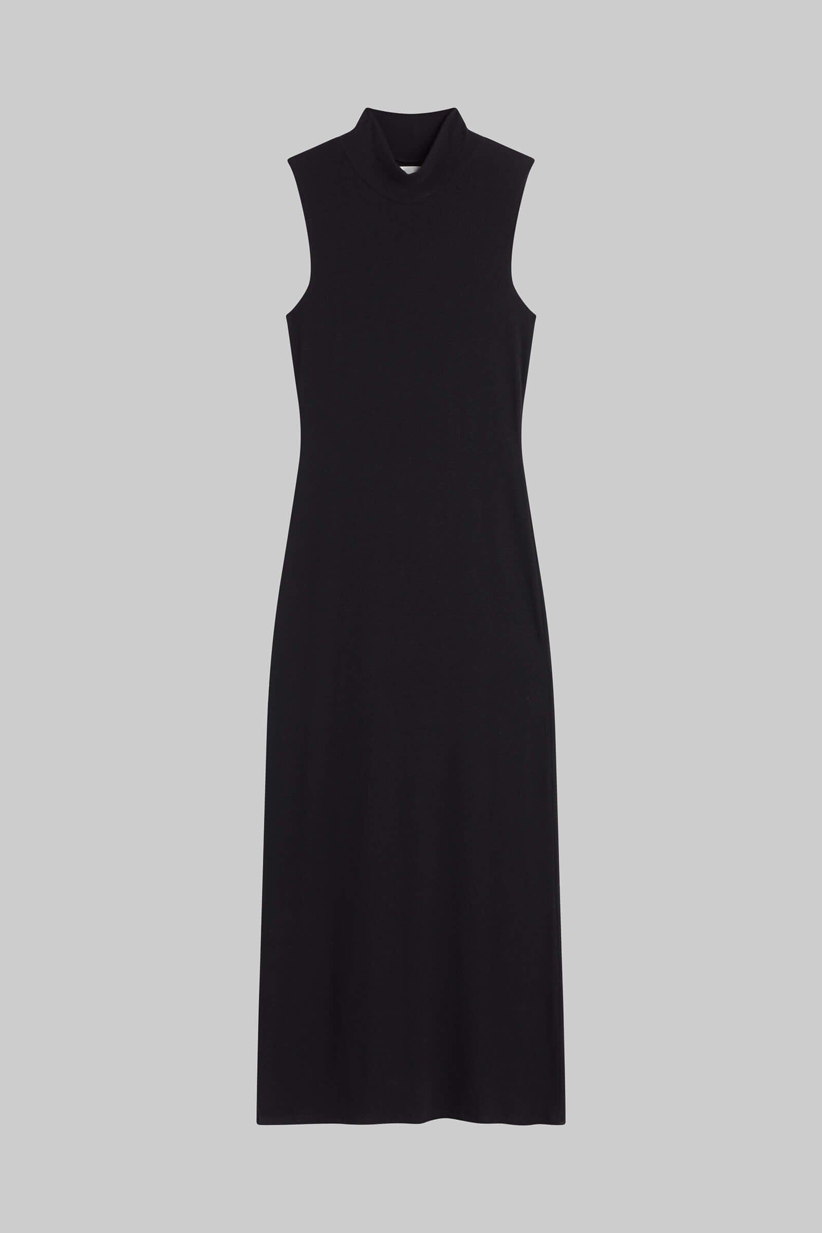 Lauren Sleeveless Turtleneck Maxi Dress