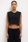 Margo Sleeveless Henley