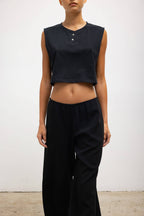 Margo Sleeveless Henley