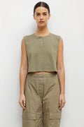 Margo Sleeveless Henley