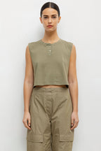 Margo Sleeveless Henley