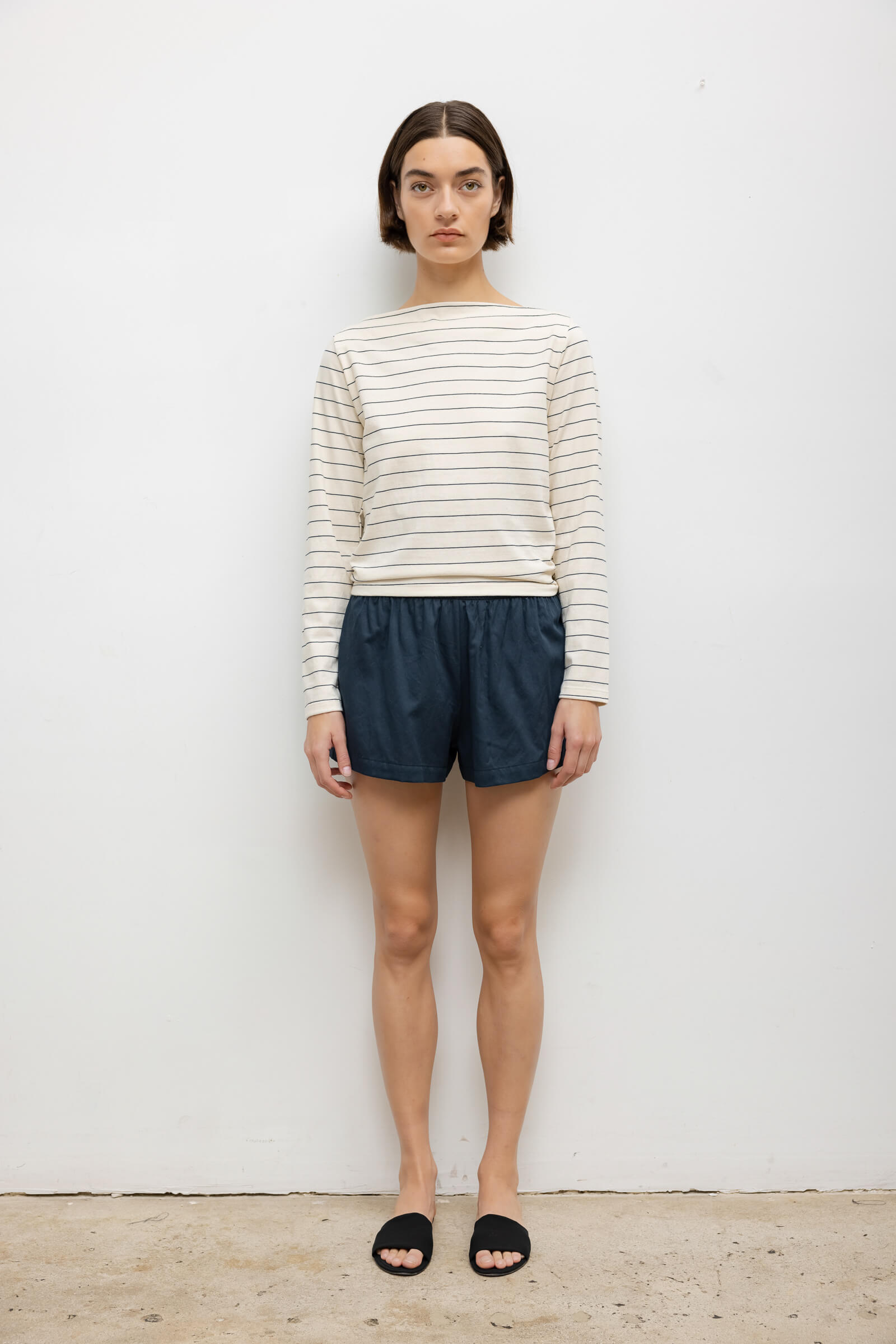 Margo Stripe Long Sleeve Boatneck