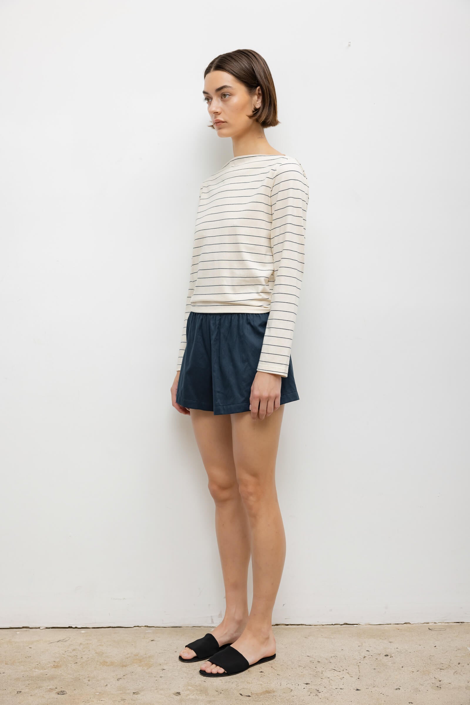 Margo Stripe Long Sleeve Boatneck
