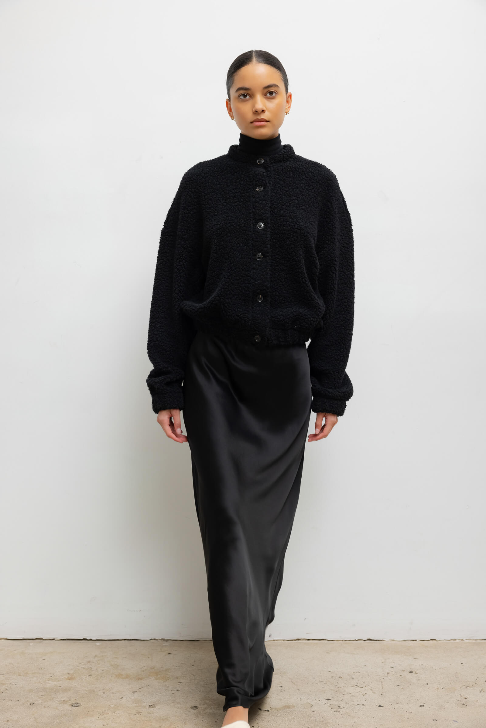 Mica Collarless Blouson