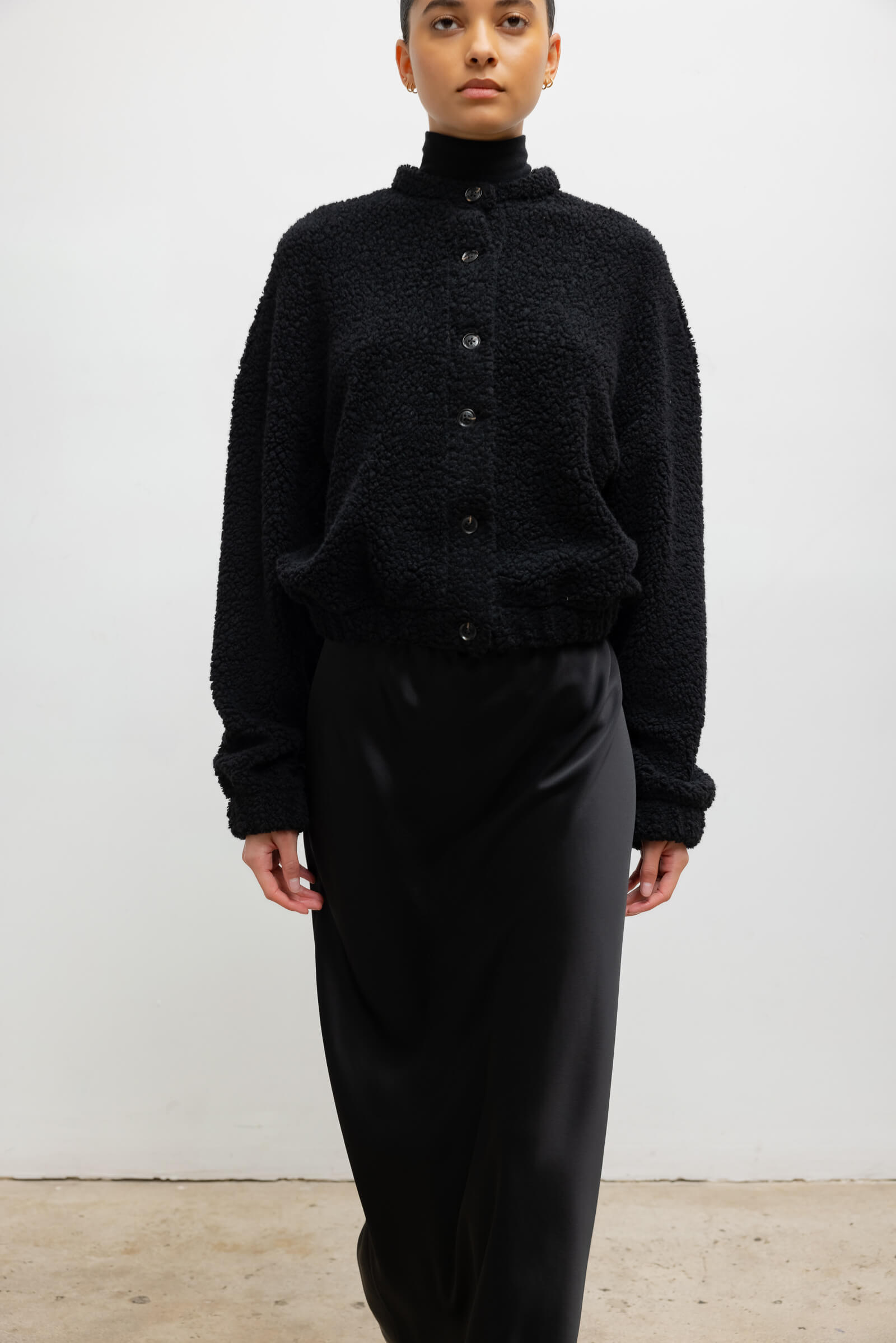 Mica Collarless Blouson