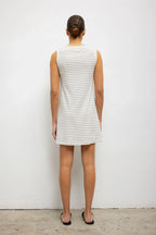 Nando Stripe Boatneck Mini Dress