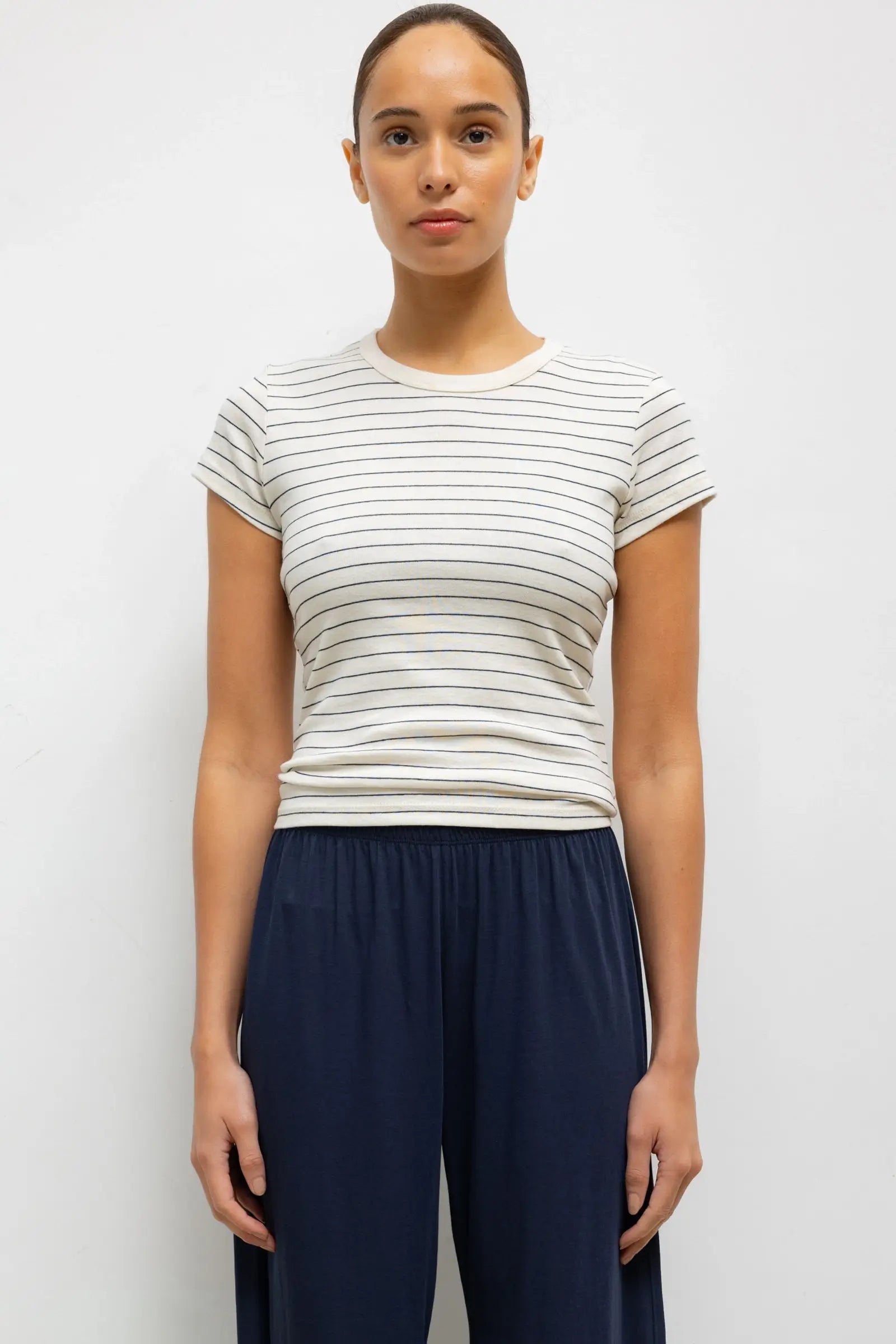 Nando Stripe Slim Fit Tee