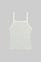 Nando Stripe Square Neck Tank