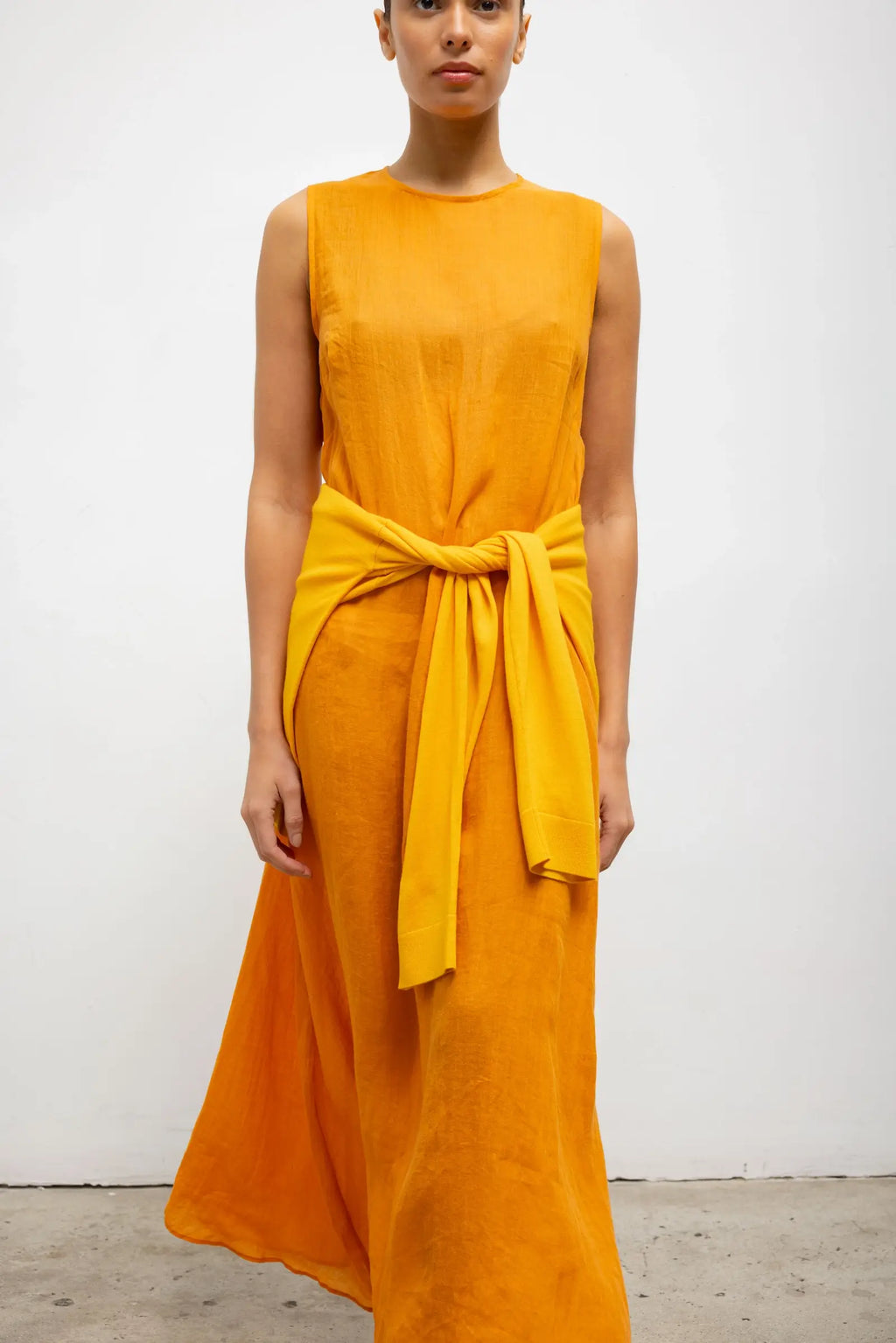 Niko Sleeveless Crew Maxi