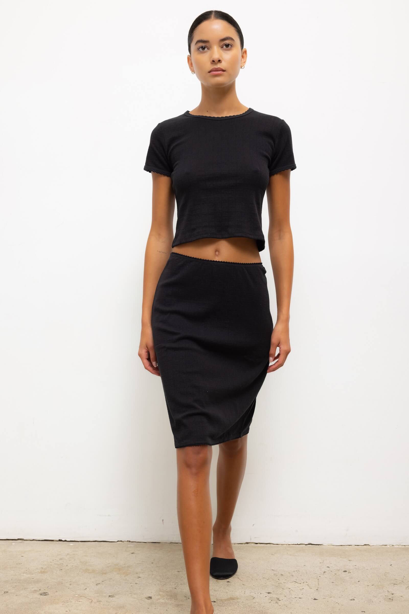 Pointelle Skirt