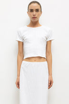 Pointelle Baby Tee