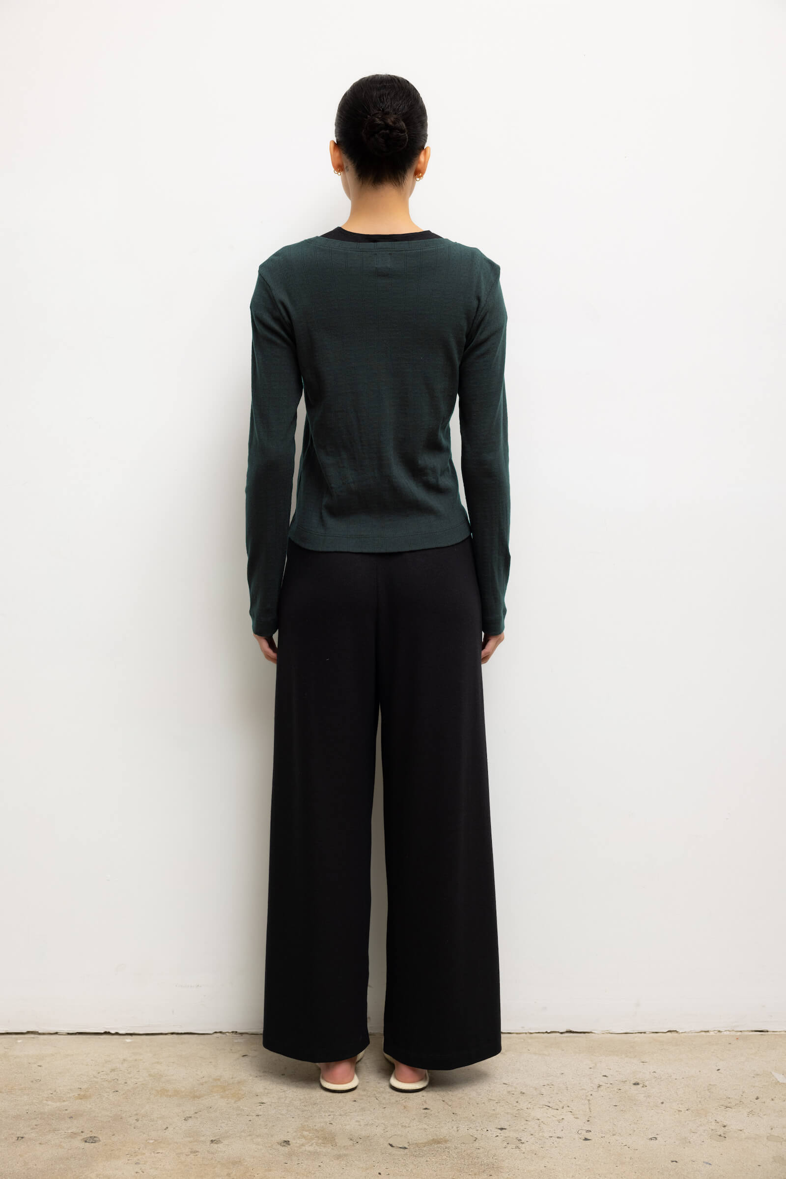 Pointelle Classic Crew Cardigan