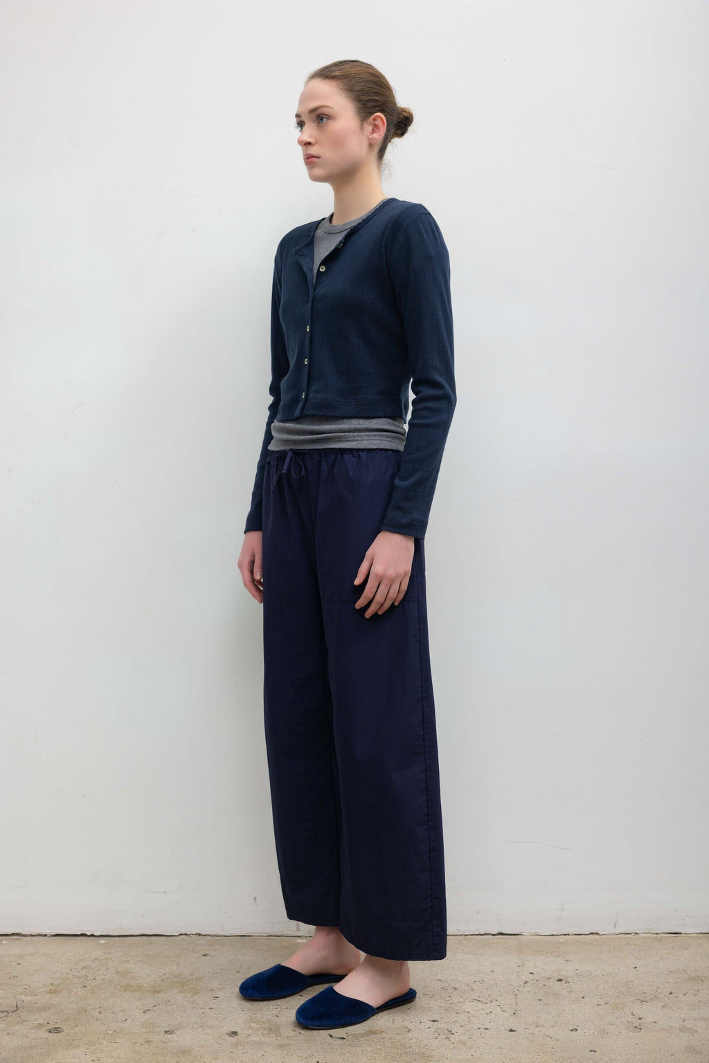 Pointelle Crop Cardigan