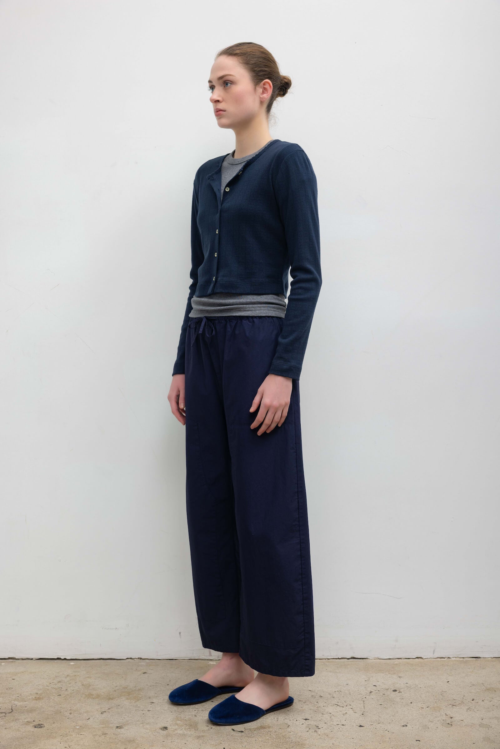 Pointelle Crop Cardigan