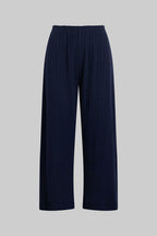 Pointelle Crop Wide Leg Pant