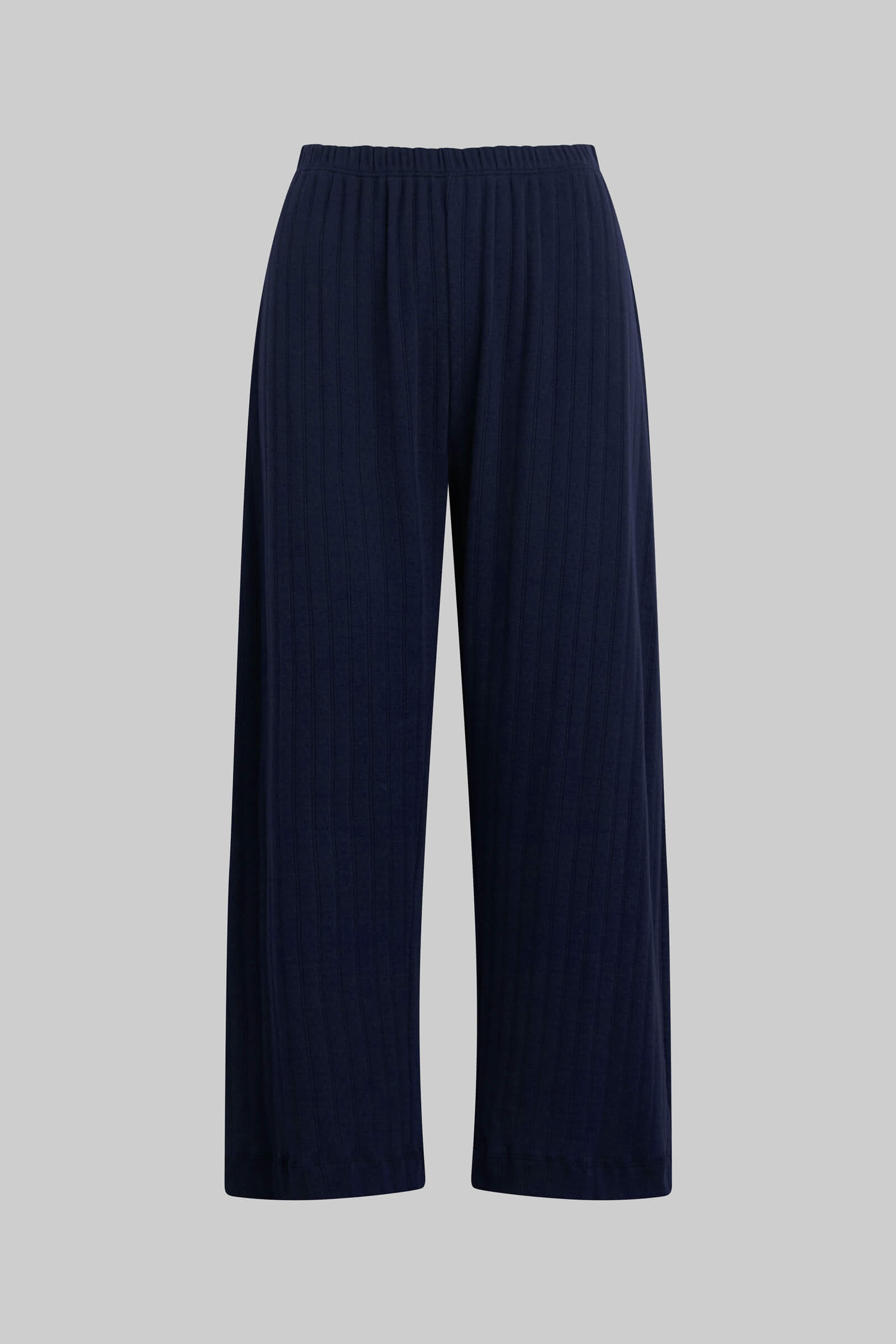 Pointelle Crop Wide Leg Pant