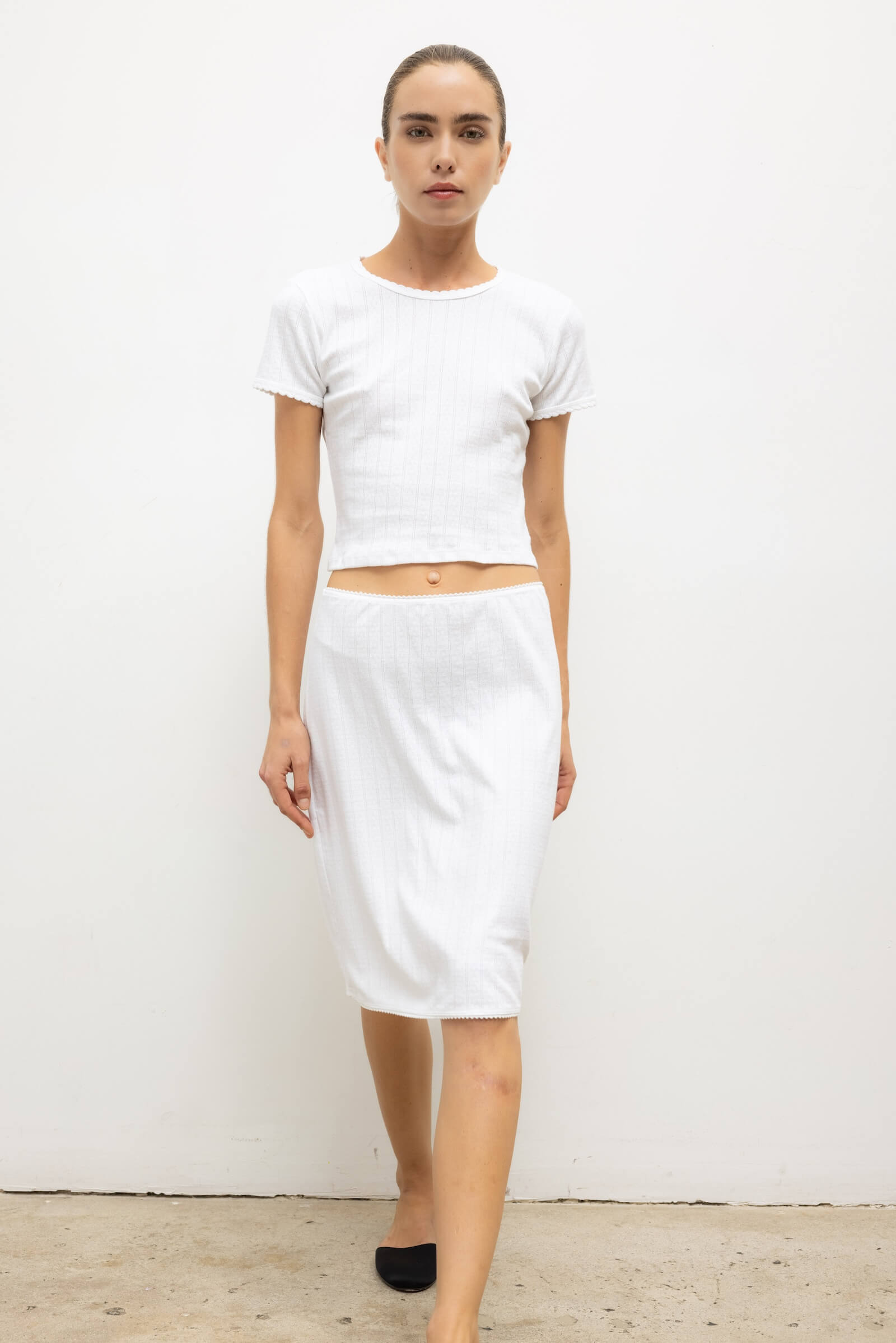 Pointelle Skirt