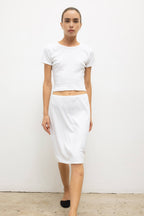 Pointelle Baby Tee